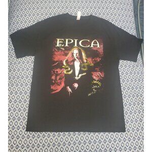Epica Black T-Shirt Men's Size Large New NWOT